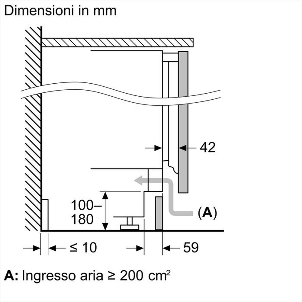 Immagine del prodotto BOSCH - Frigorifero Sottopiano KUR21VFE0 Classe E-Bianco