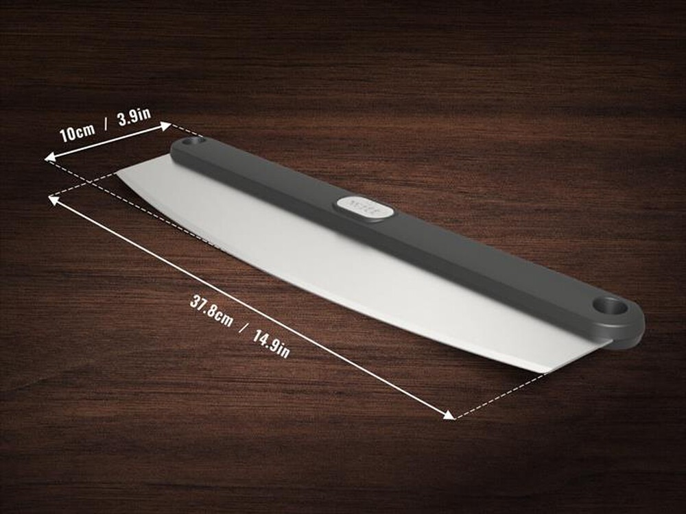 "WITT - TAGLIAPIZZA A LAMA BASCULANTE-Silver/Black"