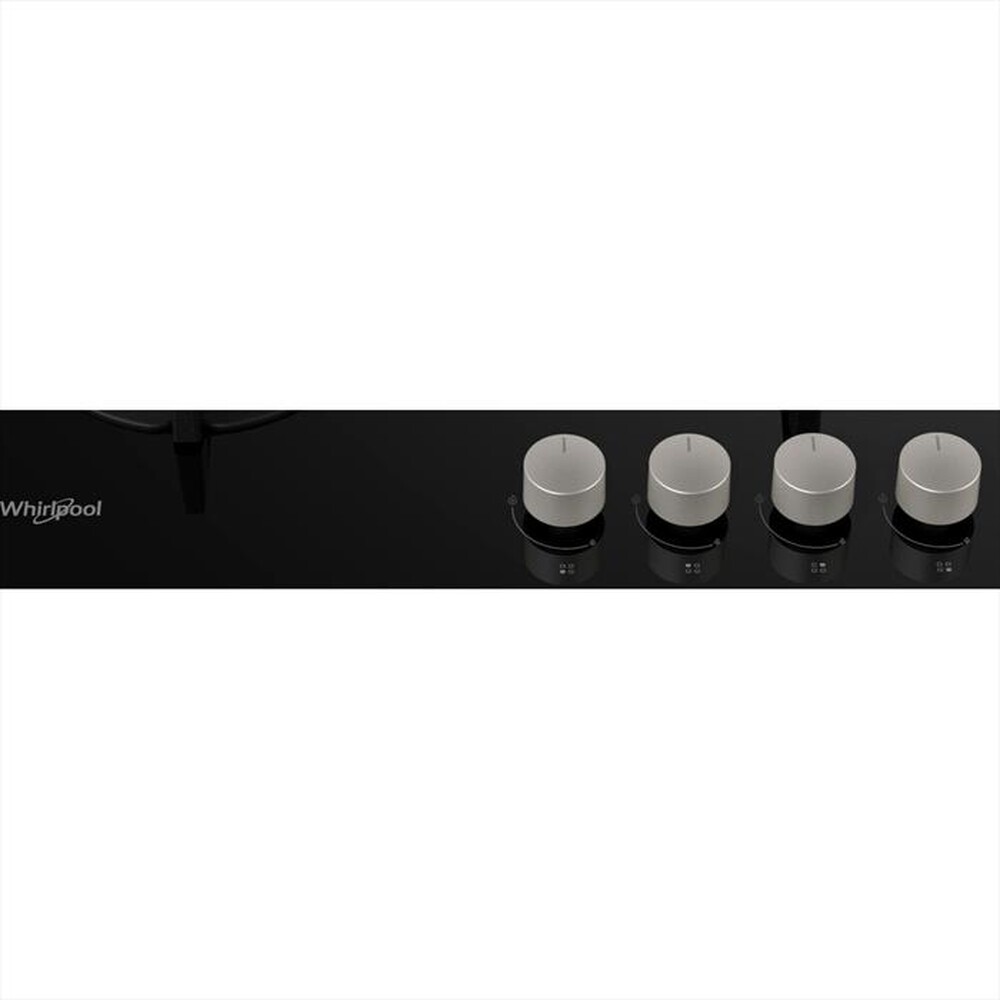 "WHIRLPOOL - Piano cottura a gas GOA 6423/NB 4 fuochi 59cm-Cristallo nero"