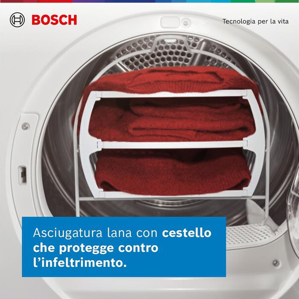 Immagine del prodotto BOSCH - Asciugatrice Serie 6 WQG24201IT 9Kg Classe D-Bianco