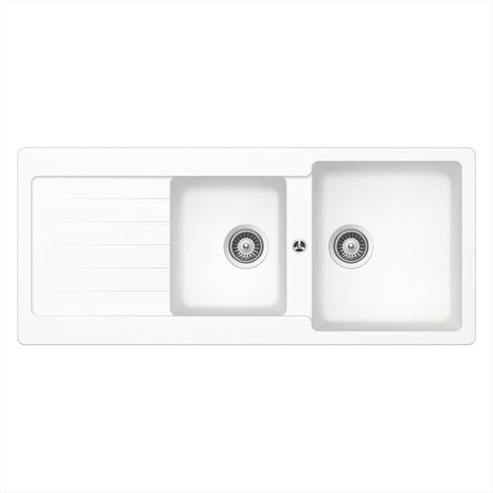 Immagine del prodotto GLEM GAS - Lavello 2 vasche GLU162WH-Bianco Opaco