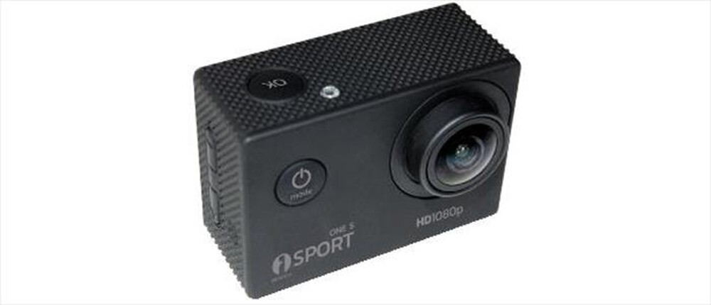 "ISNATCH - SPORT ONE-S - MICROTELECAMERA SPORT FULL HD 1080P@-Nero"