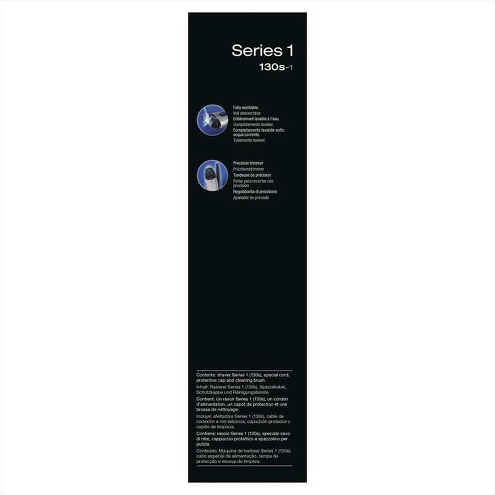"BRAUN - SERIES 1 130 S-Nero"