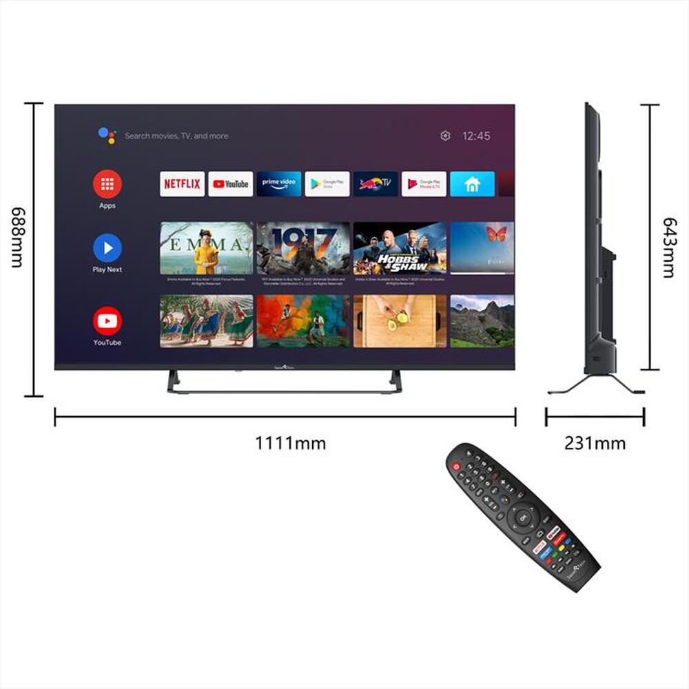 "SMART TECH - Smart TV Q-LED UHD 4K 50\" 50QA10V3"