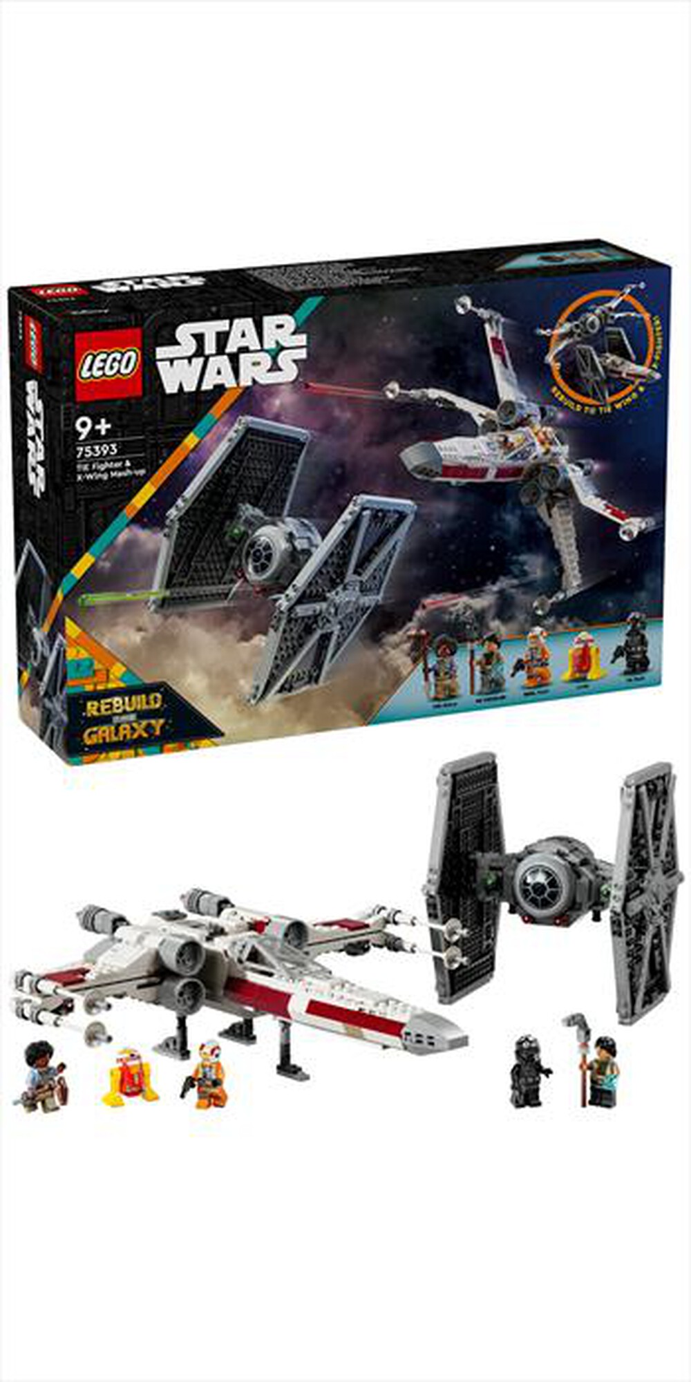 Immagine del prodotto LEGO - STAR WARS Mash-up TIE Fighter e X-Wing 75393