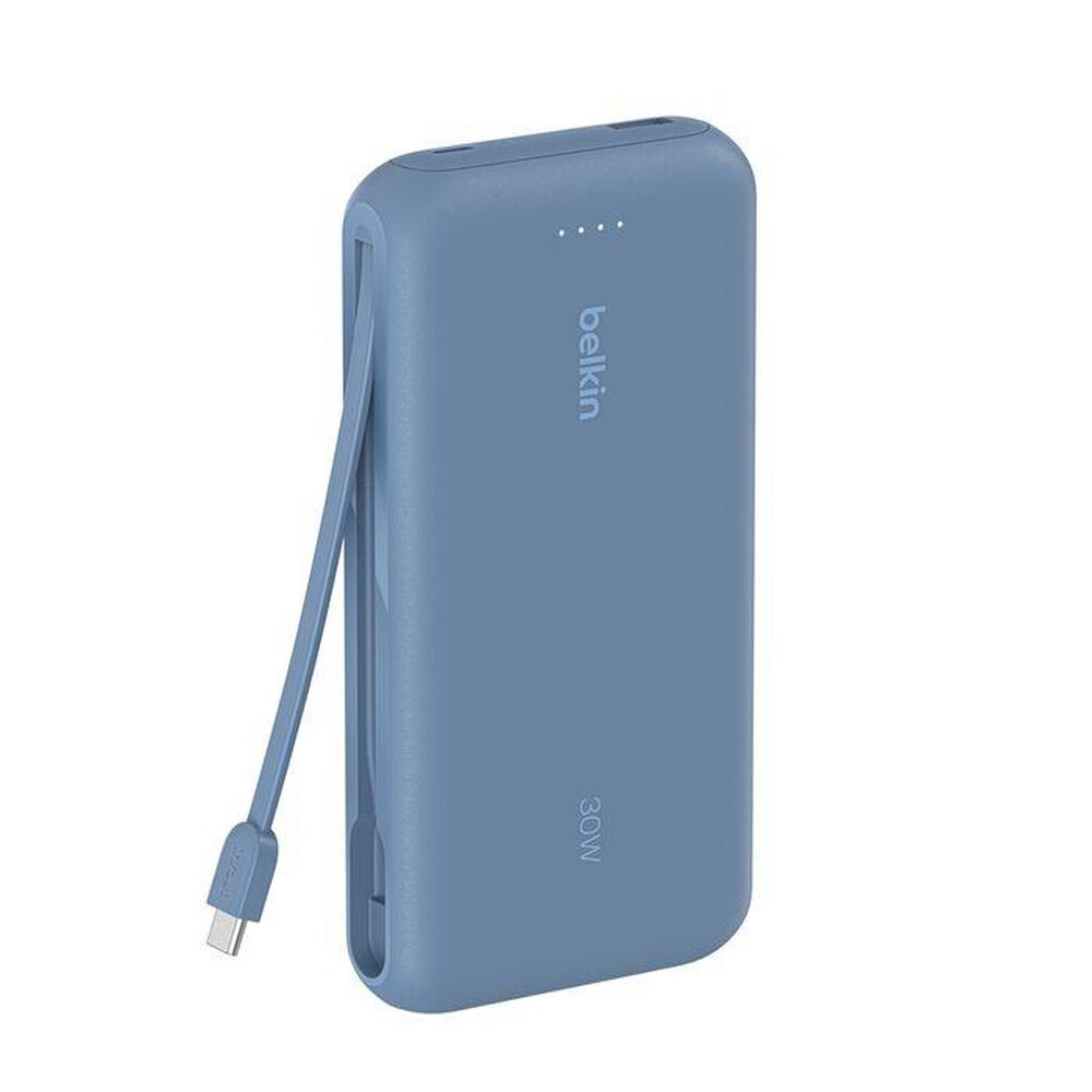 "BELKIN - 20K PD30W INTEGRATED USB-C CABLE POWER BANK - BLUE-BLU"