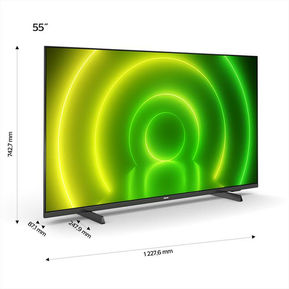 "PHILIPS - Smart TV ANDROID UHD 4K 55\" 55PUS7406/12-Black"
