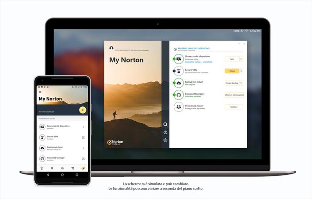 "NORTON - Norton 360 Deluxe 2021 Antivirus 5 Dispositivi"