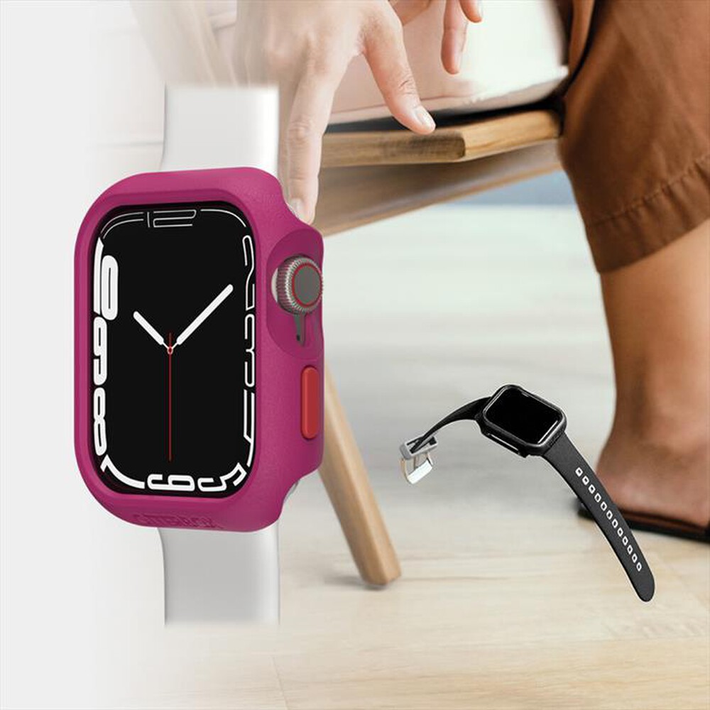 "OTTERBOX - EXO EDGE CUSTODIA PER APPLE WATCH SERIE 9/8/7 45MM-Rosa"