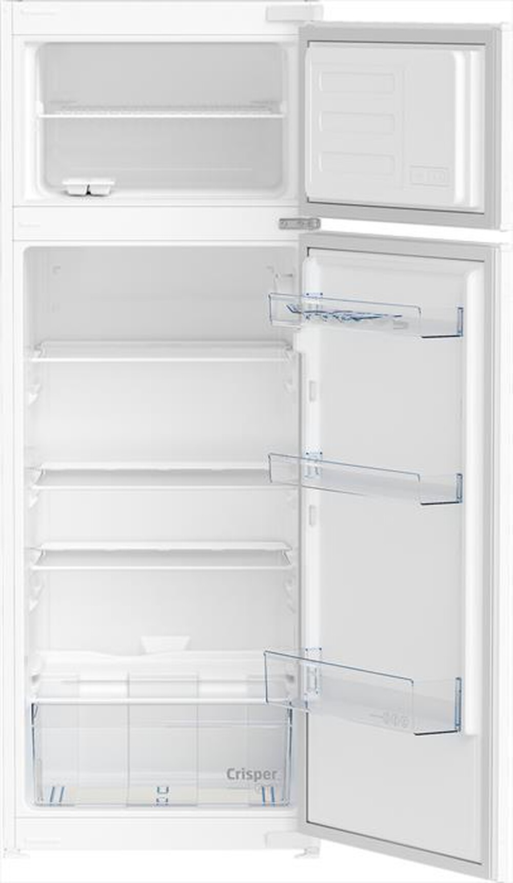 "BEKO - Frigorifero 2 porte BDSA250K4SN Classe E 220 lt-Bianco"