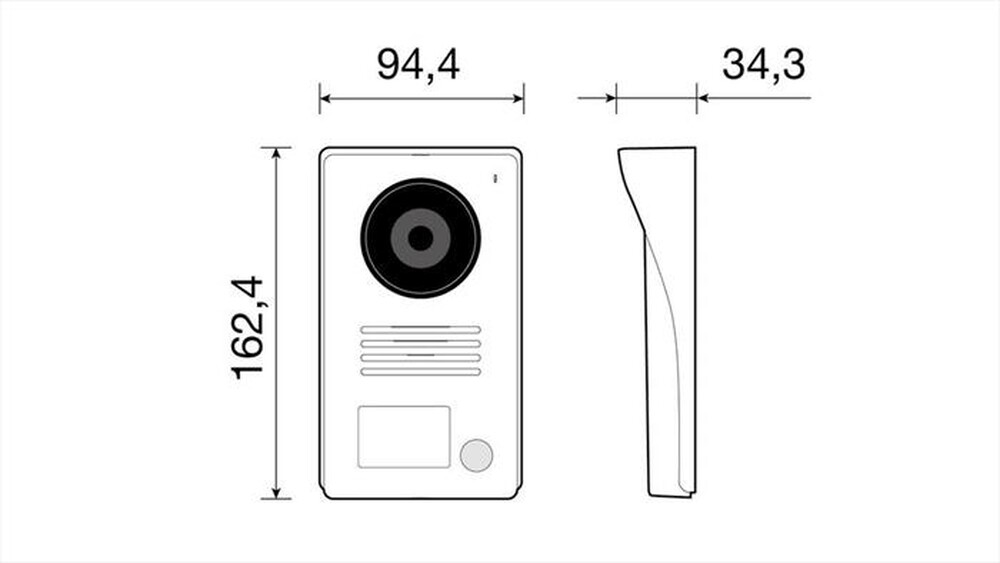 "VIMAR - KIT VIDEO 7IN WIFI 1F-Bianco"