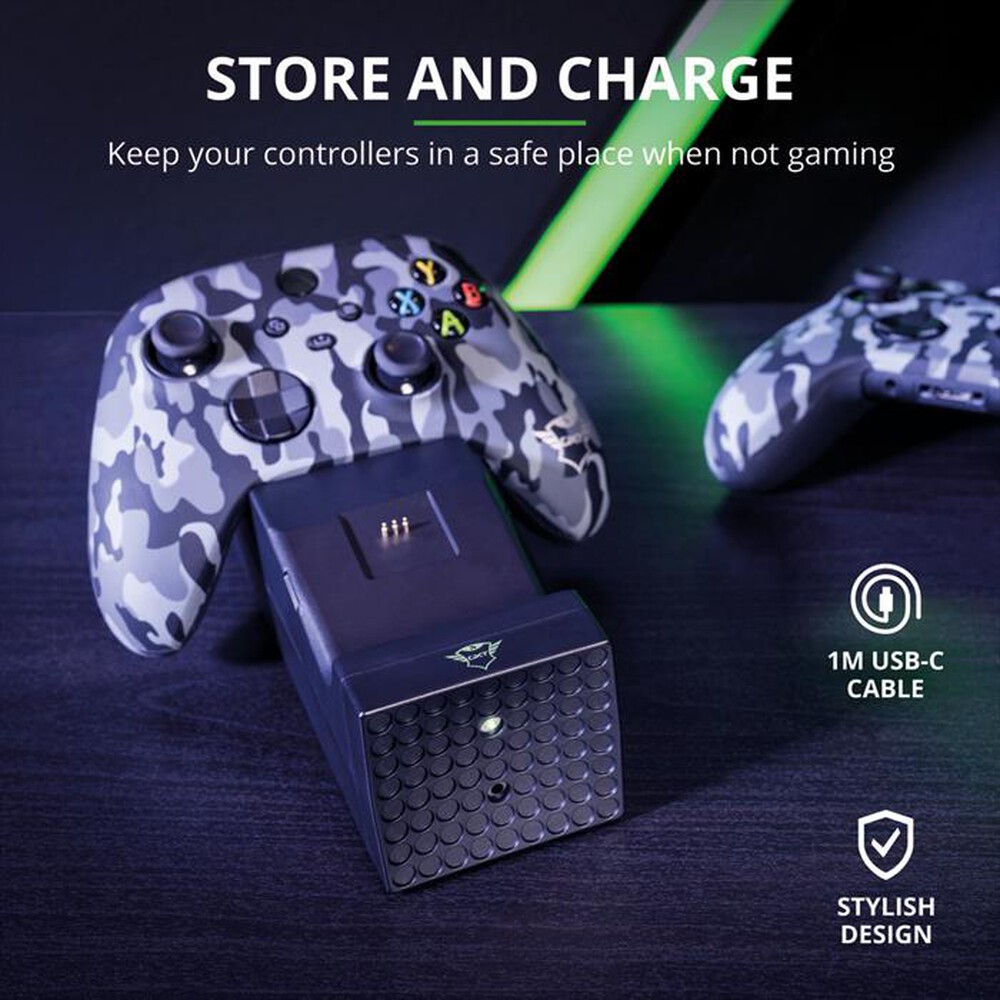 Immagine del prodotto TRUST - GXT250 DUO CHARGE DOCK XBSX-Black