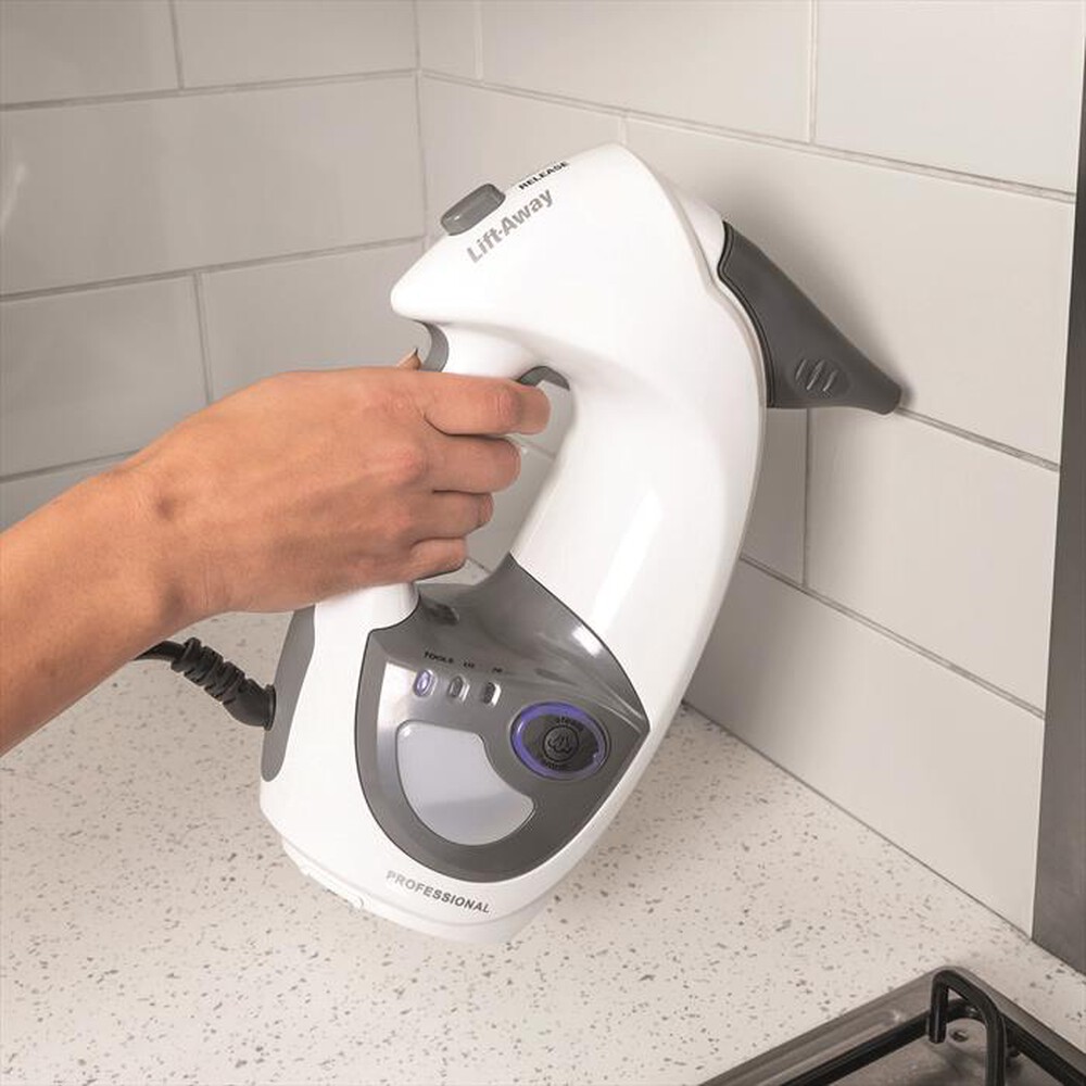 "SHARK - Pulitore vapore 2in1: Scopa & Pulitore S6005EU-Bianco"