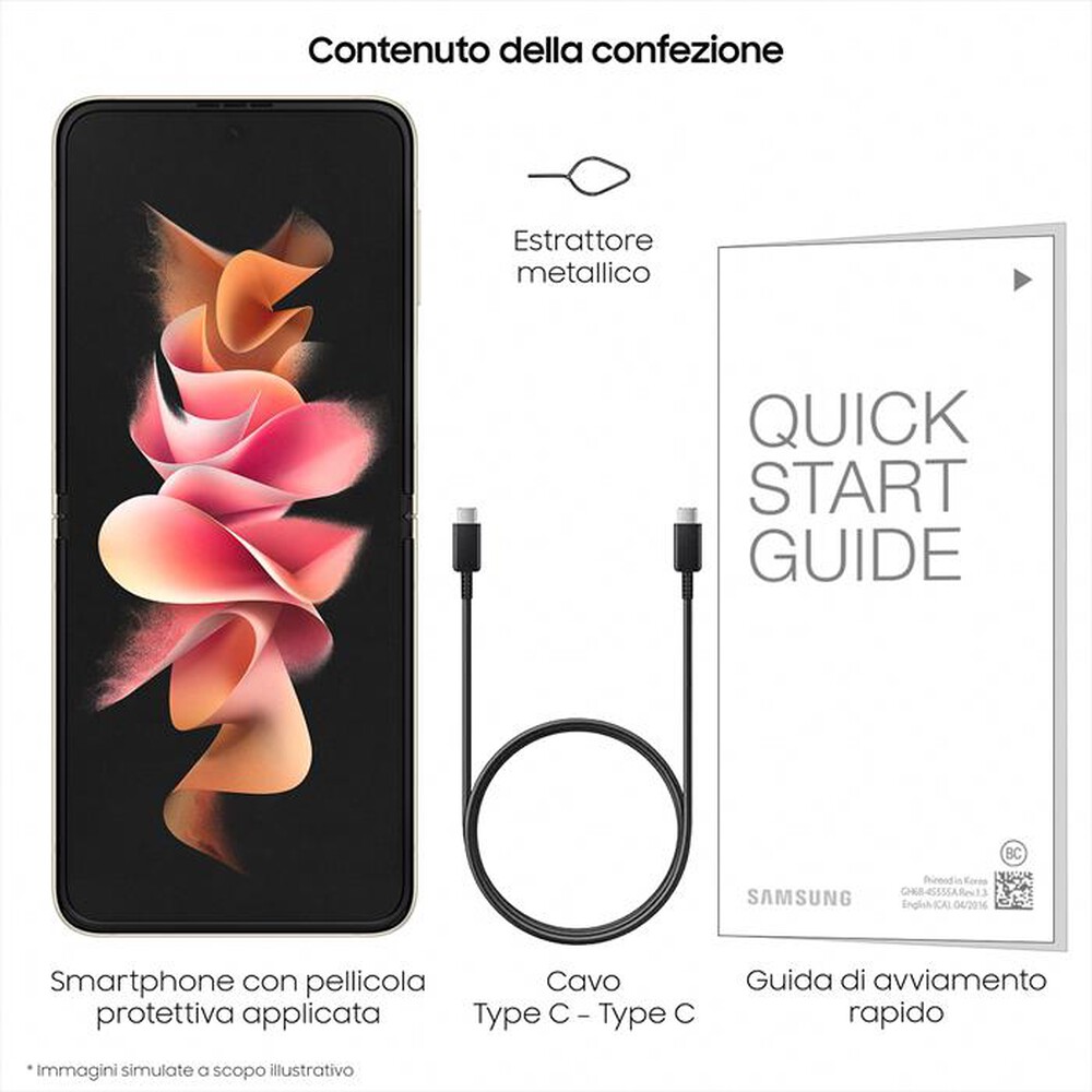 "SAMSUNG - GALAXY Z FLIP3 5G 256 GB-Cream"