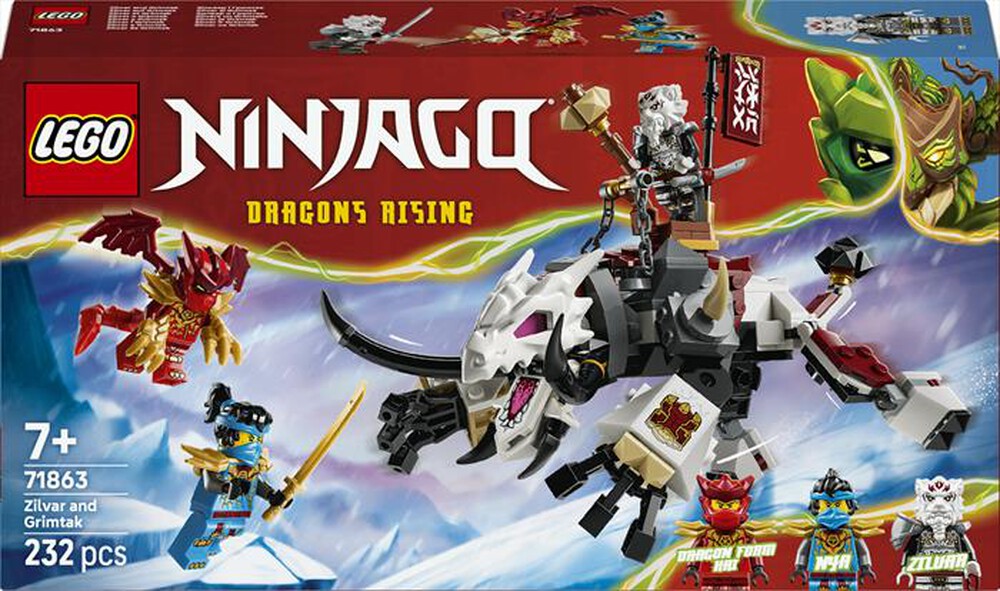 Immagine del prodotto LEGO - NINJAGO Zilvar e Grimtak la Bestia Drago - 71863