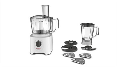 MOULINEX - FP2461 Easy Force, Robot da Cucina All-in-One-Bianco