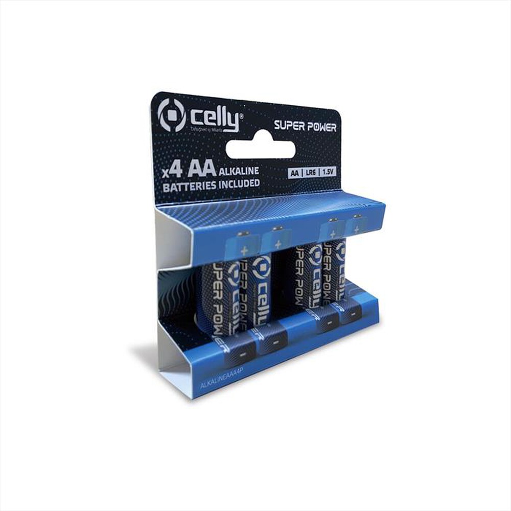 "CELLY - GR ALKALINE AAA MINI STILO 4PZ-Multicolore"