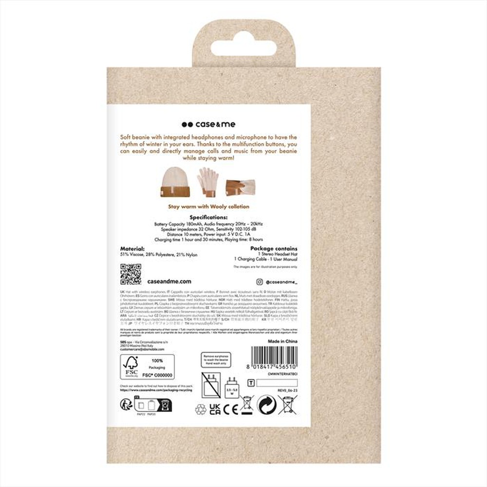 Immagine del prodotto SBS - Cuffie wireless CMWINTERHATBCI