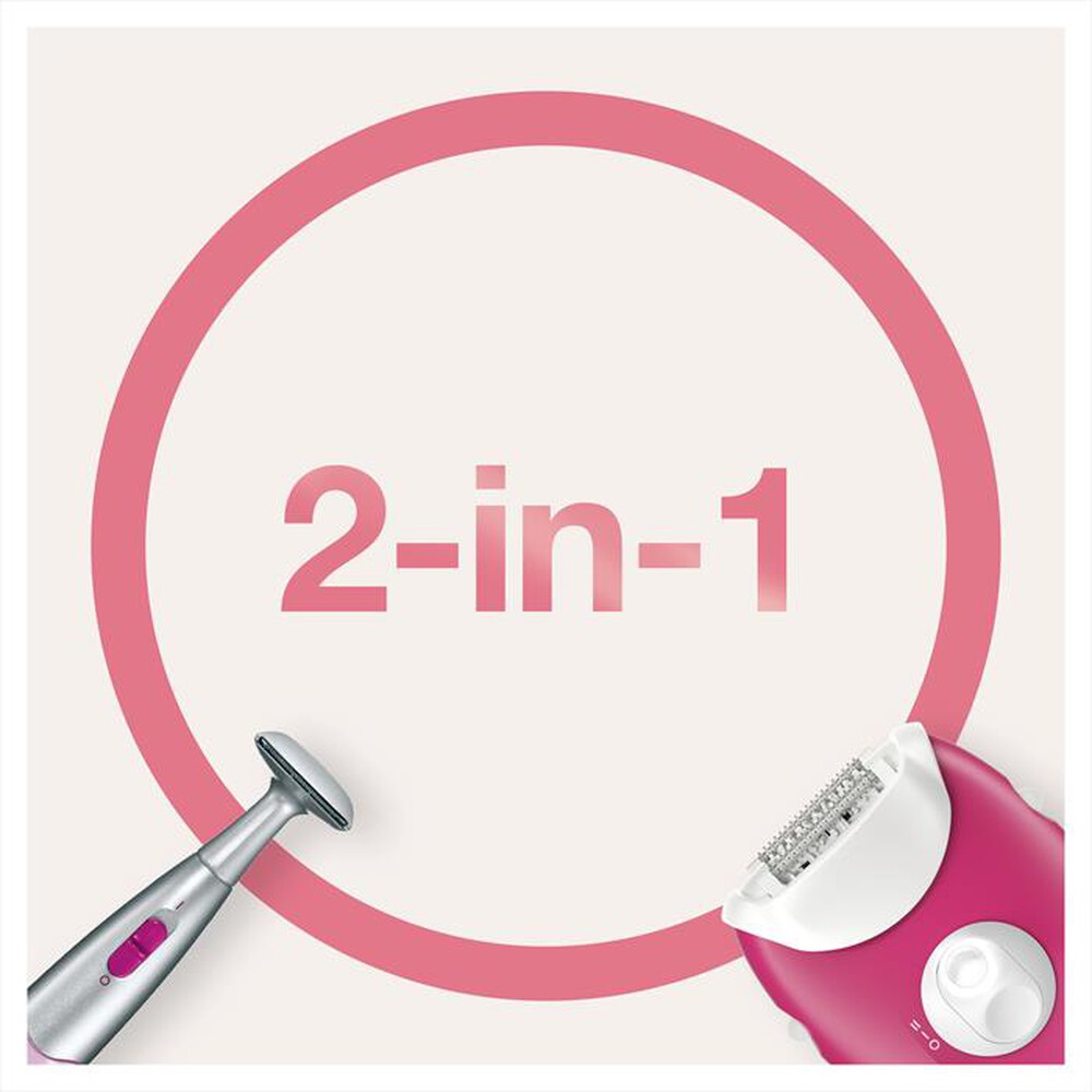 "BRAUN - Silk-épil 3-420-Rosa/Bianco/Argento"