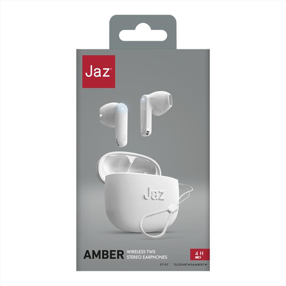 "JAZ - Auricolare bluetooth TEJZEARTWSAMBEBTW-Bianco"