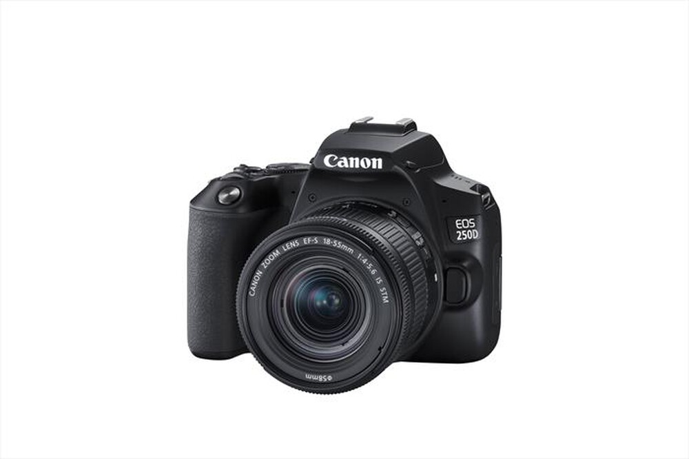 "CANON - FOTOCAMERA REFLEX EOS 250D + EF-S 18-55 IS STM-Black"