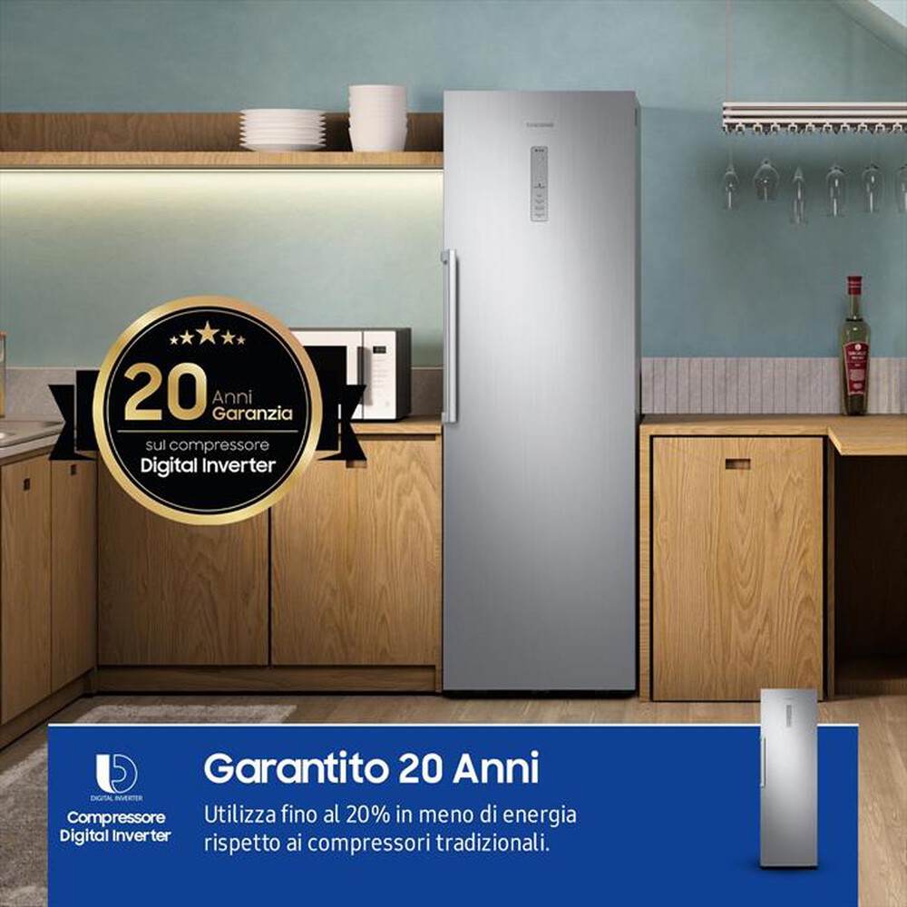 "SAMSUNG - Frigorifero 1 porta RR39C7BC5S9/EF Classe E 387 lt-METAL INOX"