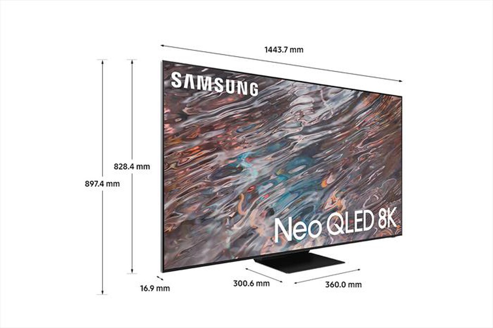 "SAMSUNG - TV Neo QLED 8K 65” QE65QN800A Smart TV Wi-Fi - Stainless Steel"