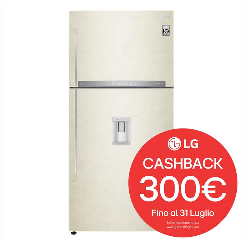 "LG - Frigorifero 2 porte GTF916SEPED Classe E 592L-Beige"