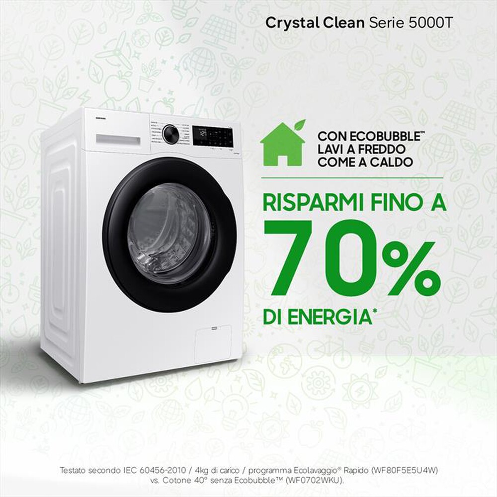 Immagine del prodotto SAMSUNG - Lavatrice WW80CGC04DAEET 8 Kg Classe A-bianco
