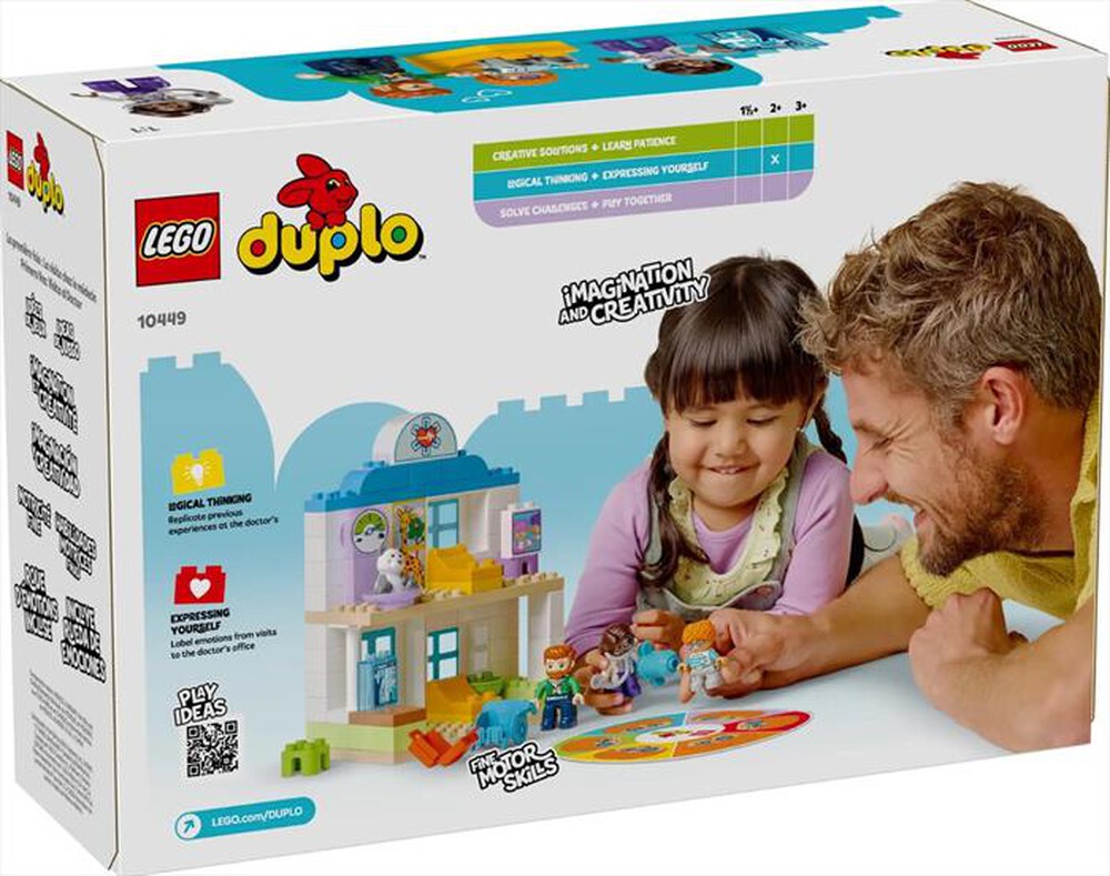 "LEGO - DUPLO Prime esperienze: visita dal dottore - 10449-Multicolore"