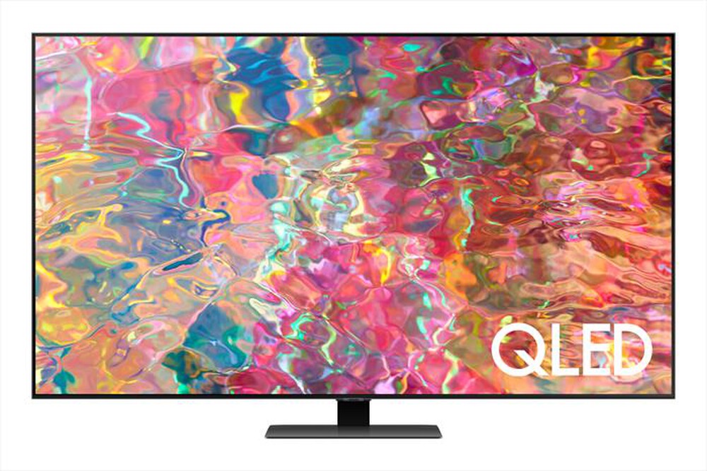 "SAMSUNG - Smart TV QLED 4K 55” QE55Q80B-Carbon Silver"