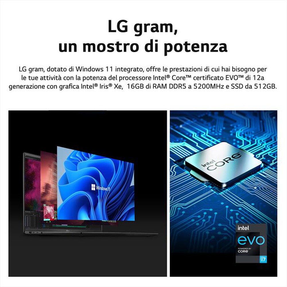 "LG - Notebook 17Z90Q-Grigio Antracite"