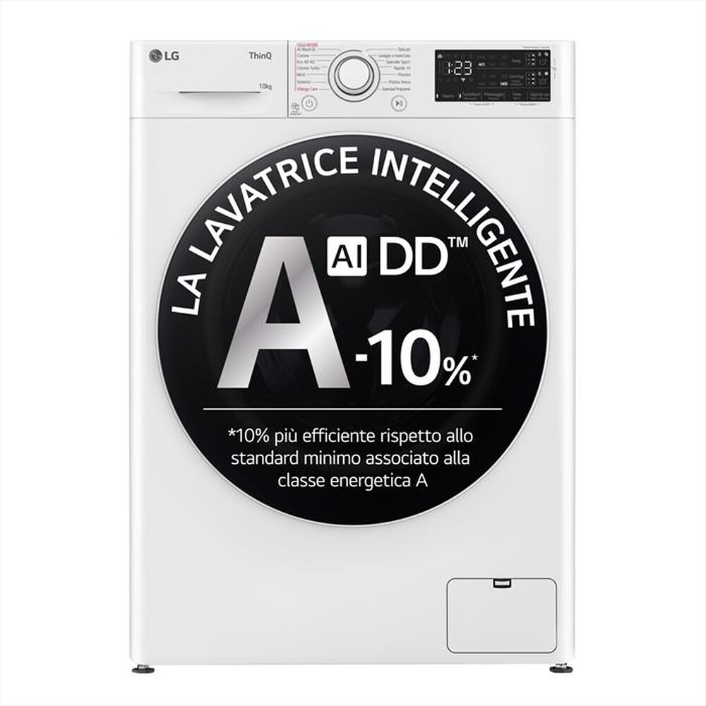 "LG - Lavatrice AI DD R3 F4R3710NSWW 10kg Classe A-Bianca"