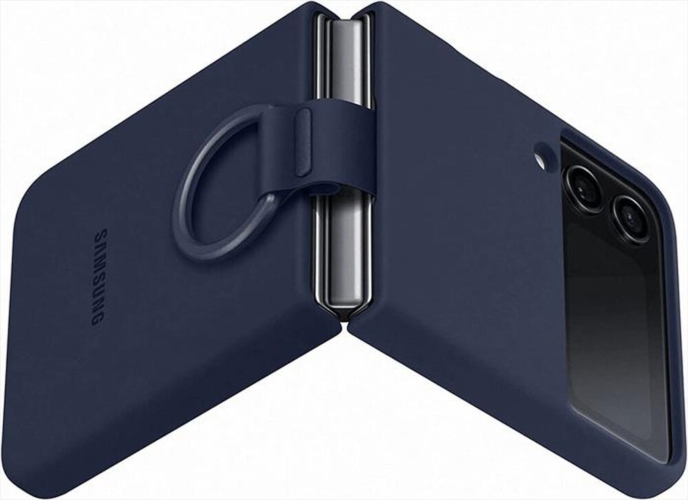 "SAMSUNG - Cover con Ring Galaxy Z Flip4-Navy"