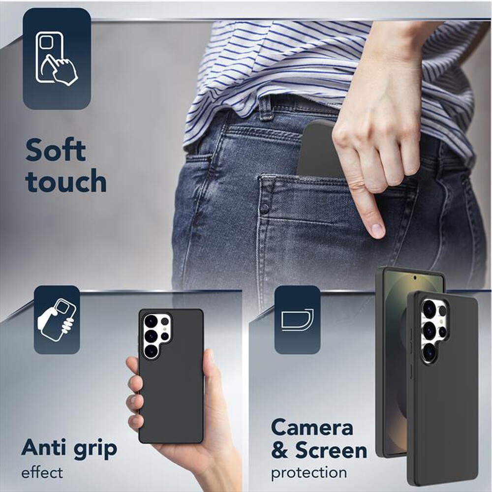 Immagine del prodotto CELLULARLINE - Cover SENSATION+ - GALAXY S25 ULTRA-Black