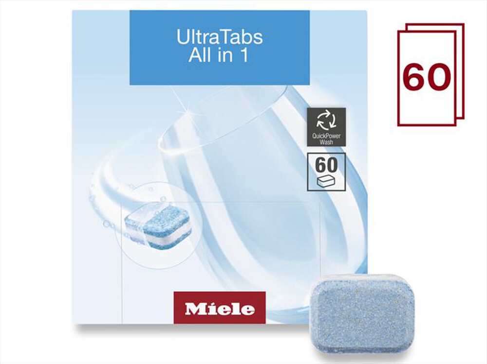 "MIELE - ULTRATABS ALL IN ONE 60 PZ. per lavastoviglie"