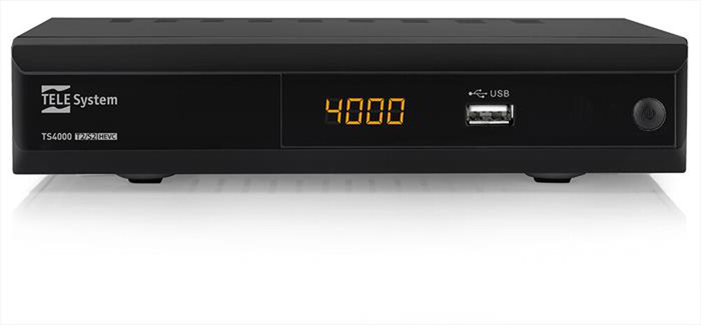 "TELESYSTEM - TS4000 COMBO FREE T2/S2 HEVC-BLACK"