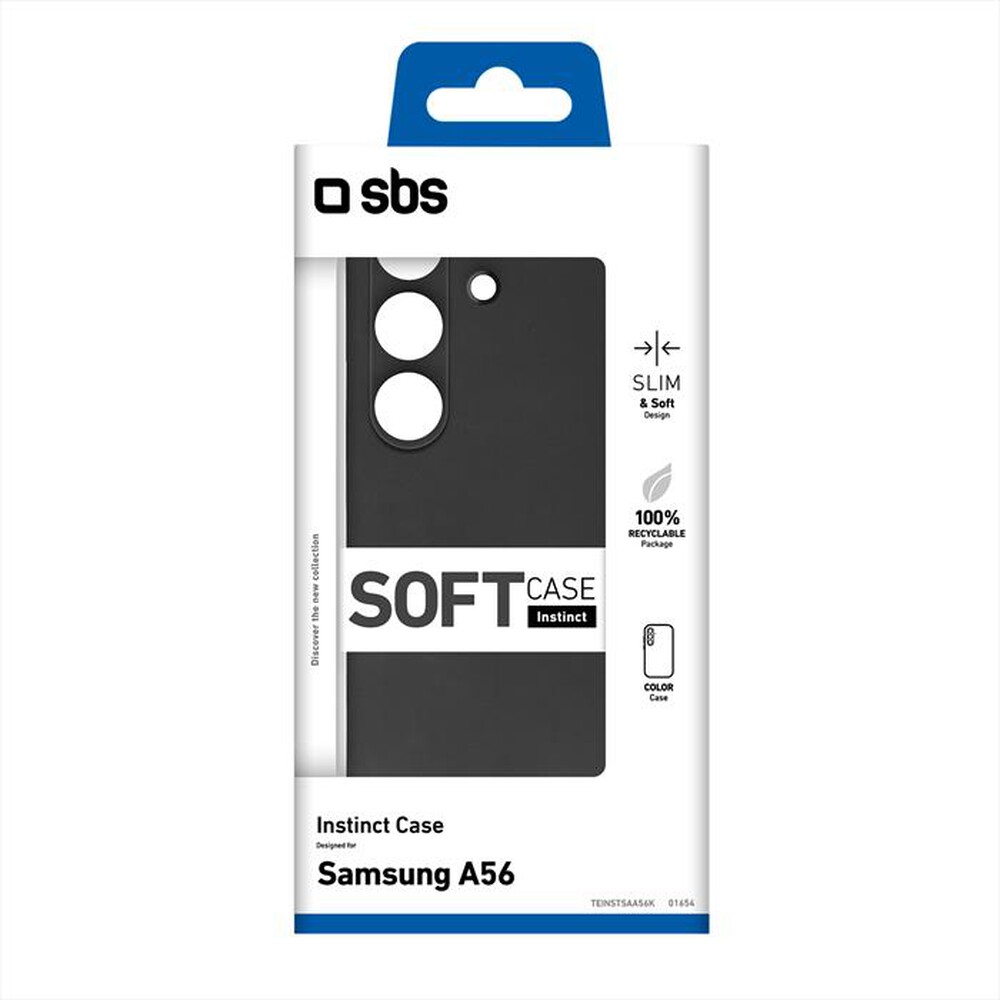 "SBS - Cover Instinct TEINSTSAA56K per Samsung A56-Nero"