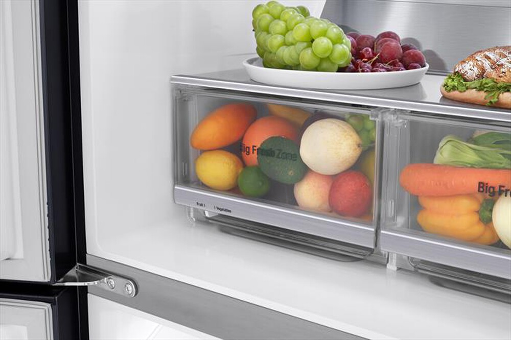 "LG - Frigorifero 4 Porte INSTAVIEW GMX844MC6F Classe F-Nero"