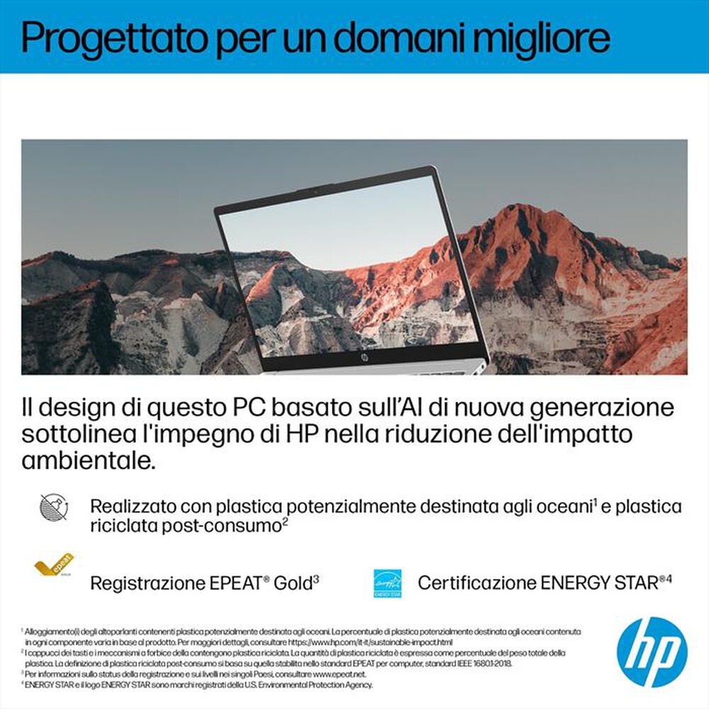 Immagine del prodotto HP - Notebook OMNIBOOK 3 NG AI 15-FN0015NL-Glacier Silver