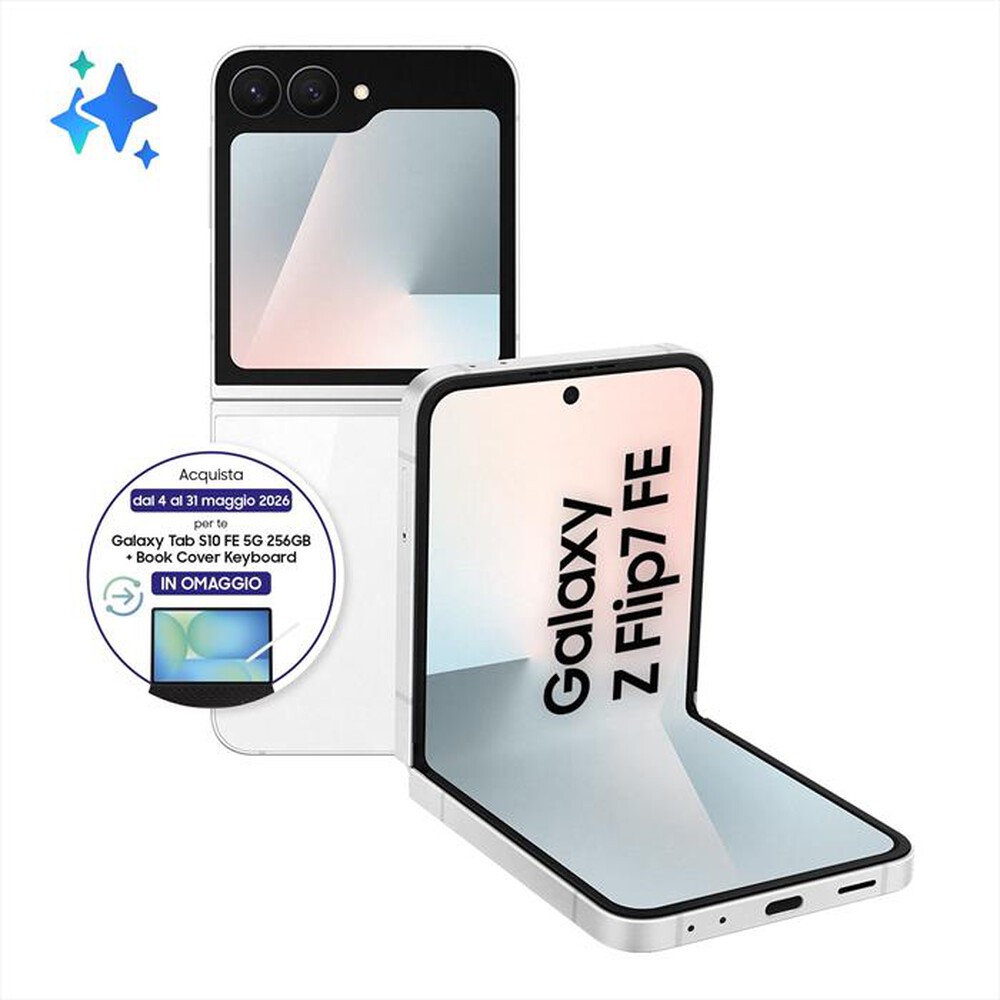 SAMSUNG - Galaxy Z Flip7 FE 8+256GB-White