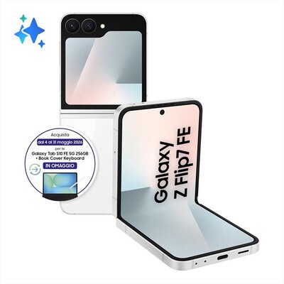 SAMSUNG - Galaxy Z Flip7 FE 8+256GB-White
