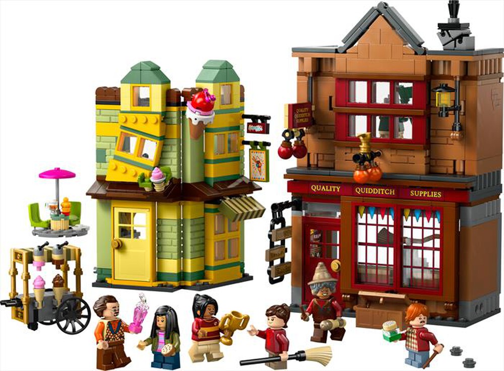 "LEGO - ACCESSORI PER IL QUIDDITCH E GELATERIA-,"