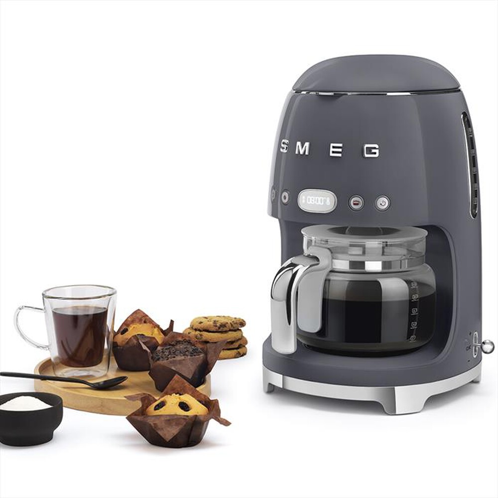 "SMEG - Macchina da Caffè Filtro 50's Style – DCF02GREU-Grafite"