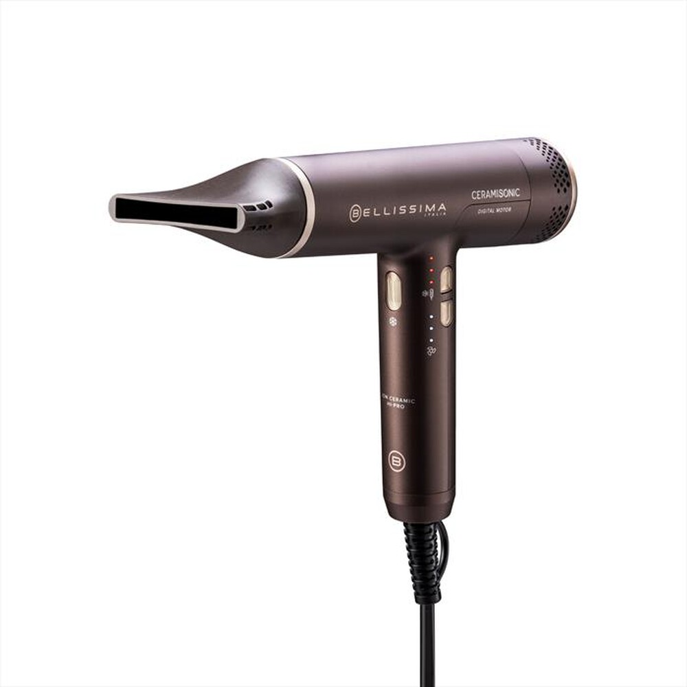 Immagine del prodotto BELLISSIMA IMETEC - ASCIUGACAPELLI DIGITALE CERAMISONIC-Deep brown, Rose nude
