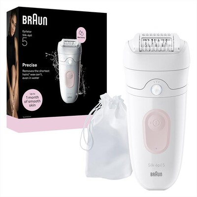 BRAUN - Epilatore Wet & Dry LEGEPIL SE5-011 BOX MN-ROSA FLAMINGO