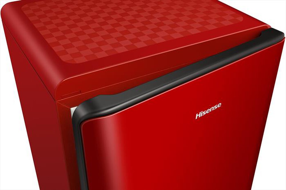 "HISENSE - Frigorifero 1 porta RR106D4CRE Classe E 82 lt-Rosso"