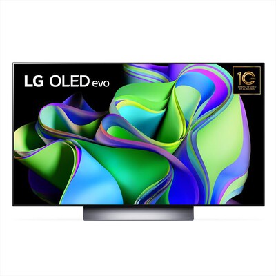 LG - Smart TV OLED UHD 4K 48" OLED48C34LA-Argento