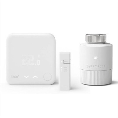 TADO - TERMOSTATO SMART KIT V3+ E 1 VALVOLA BASIC-Bianco