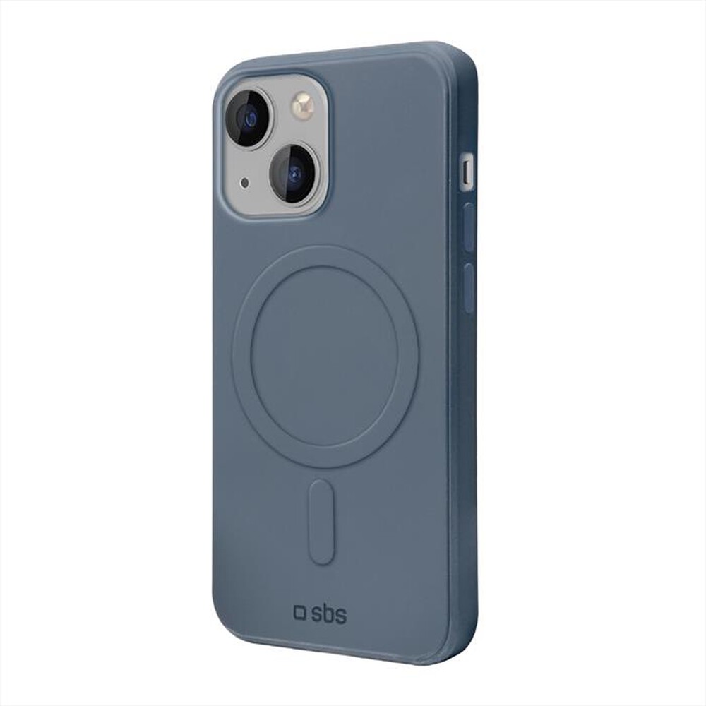 "SBS - Cover Smooth Mag TEMAGCOVRUBIP1461B per iPhone 14-Blu"